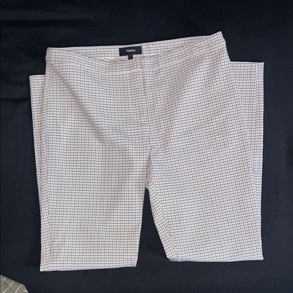 Theory Pants - Theory Plaid Pants Straight Leg NWOT - Women’s Size 4